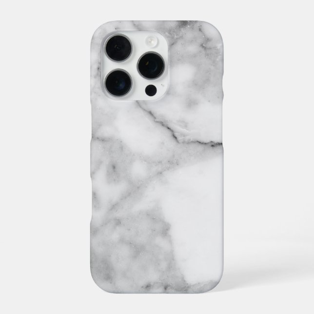 Coque iPhone Marbre Blanc (Verso)
