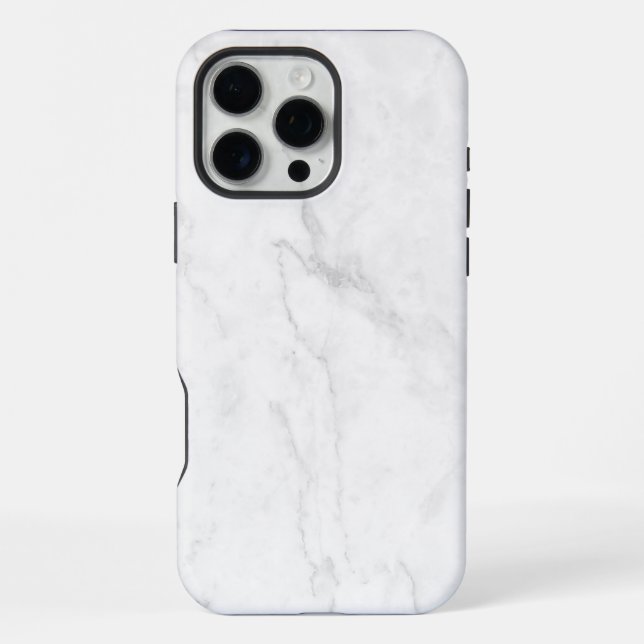 Coque iPhone Marbre Blanc (Verso)