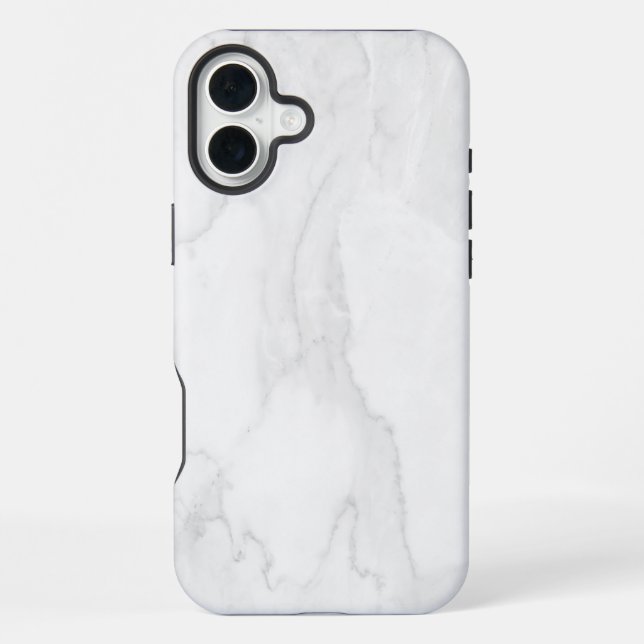 Coque iPhone Marbre Blanc (Verso)