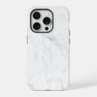 Coque iPhone 15 Pro Marbre Blanc