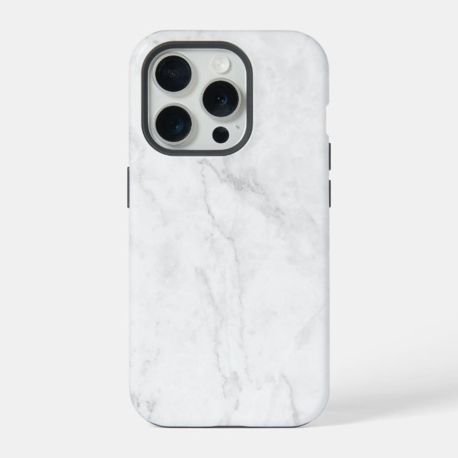 Coque iPhone Marbre Blanc (Verso)