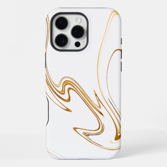 Coque iPhone Marbre Blanc  (Verso)