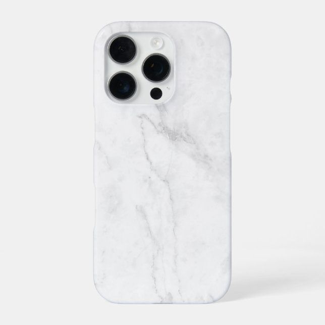 Coque iPhone Marbre Blanc (Verso)
