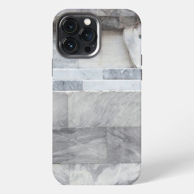 Coque iPhone Marbre blanc (Verso)