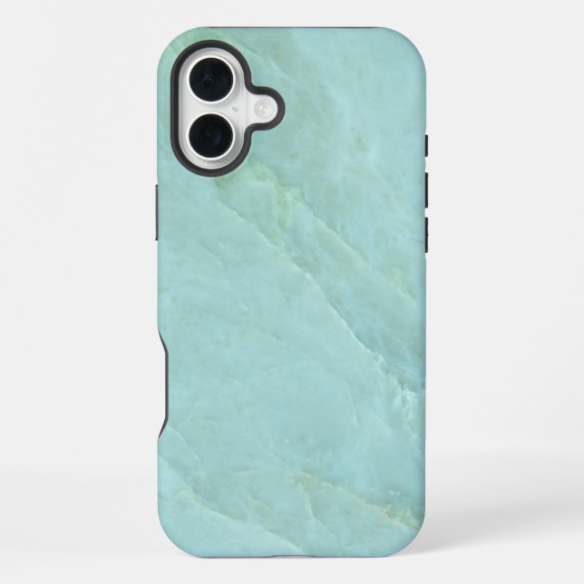 Coque iPhone Marbre blanc (Verso)