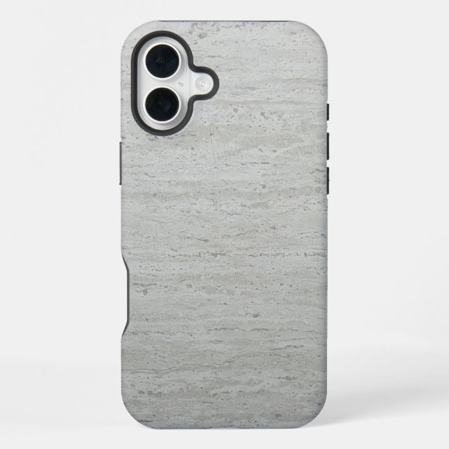 Coque iPhone Marbre blanc (Verso)