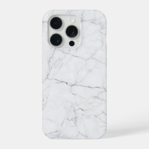 Coque iPhone 15 Pro Marbre Blanc Élégant