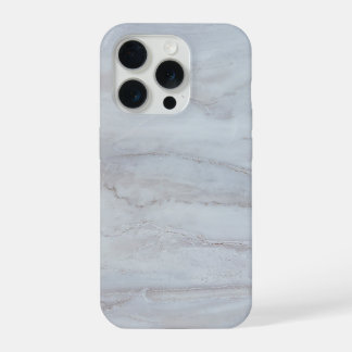 Coque iPhone 15 Pro Marbre Blanc Élégant
