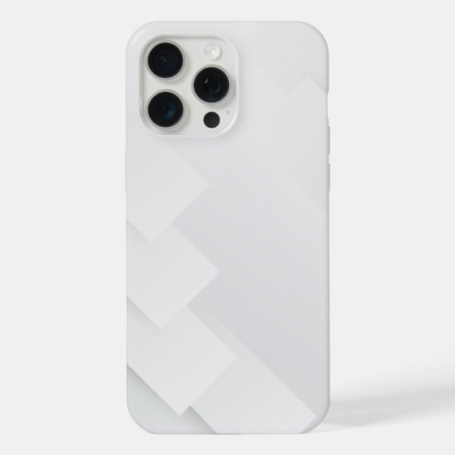 Coque iPhone Marbre blanc élégant (Verso)