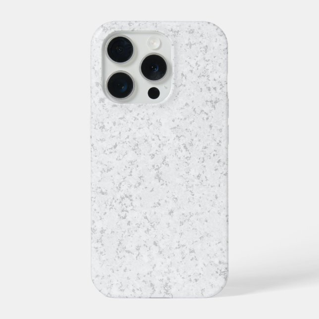 Coque iPhone Marbre blanc élégant  (Verso)