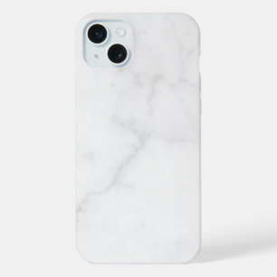 Coque iPhone 15 Plus Marbre blanc élégant