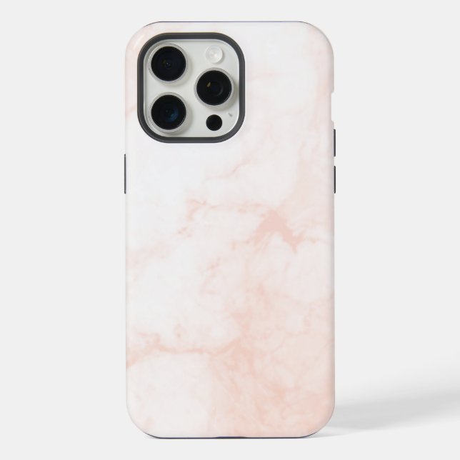 Coque iPhone Marbre blanc et doré moderne (Verso)