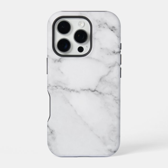 Coque iPhone Marbre élégant (Verso)