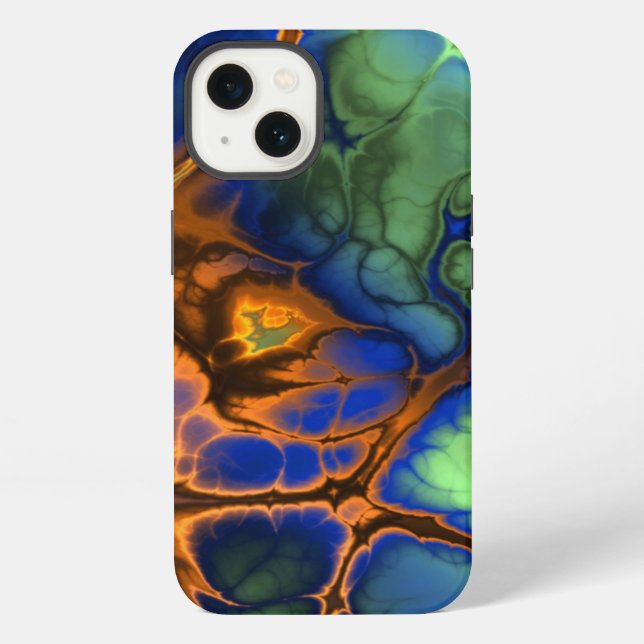 Coque iPhone Marbre galactique (Verso)