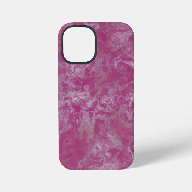 Coque iPhone Marbre rose (Verso)