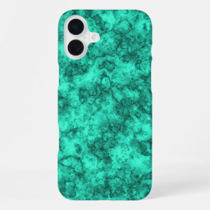 Coque iPhone 16 Plus Marbre turquoise