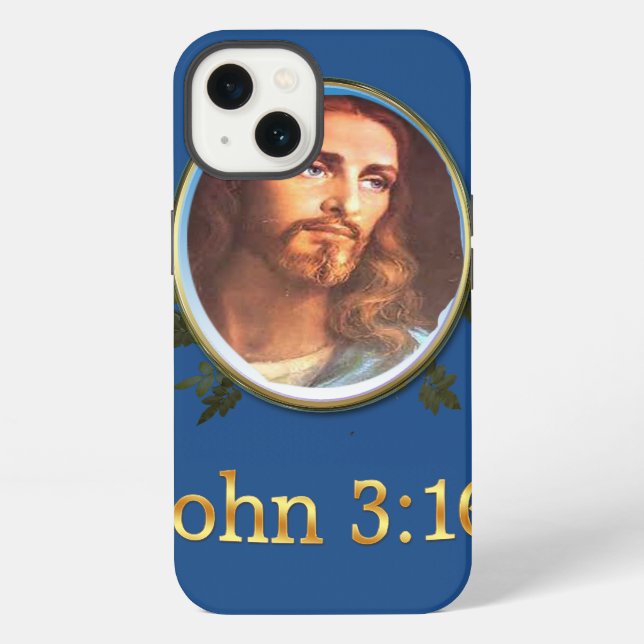 Coque iPhone marchandises Jean 3:16 (Verso)