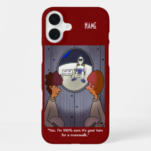 Coque iPhone 16 Plus Marche lunaire