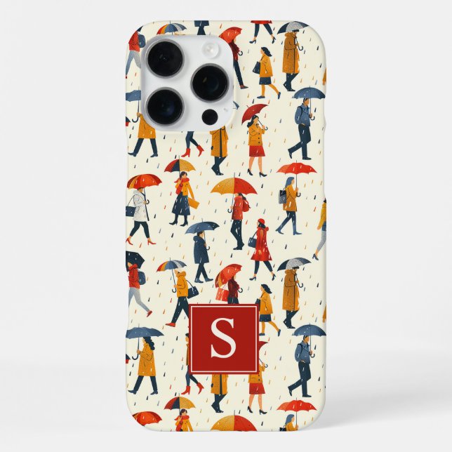 Coque iPhone Marche Rainy Day (Verso)