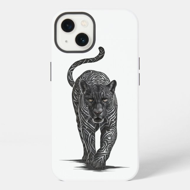 Coque iPhone Marcher Tigre (Verso)
