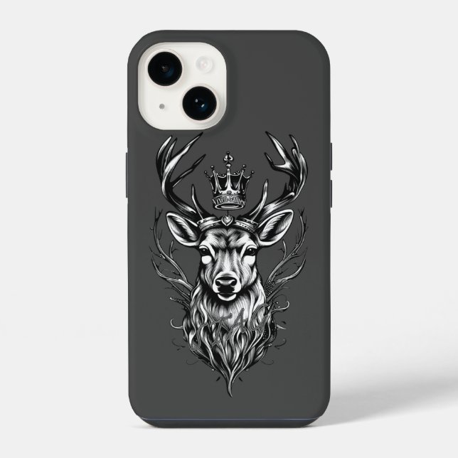 Coque iPhone Mari Cerf Roi  (Verso)