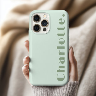 Coque iPhone 15 Pro Mariage Moderne Robe de Demoiselle d'Honneur Ver