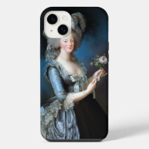 Marie Antoinette avec un rose