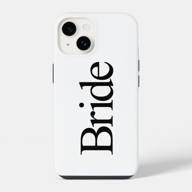 Coque iPhone Mariée (Verso)