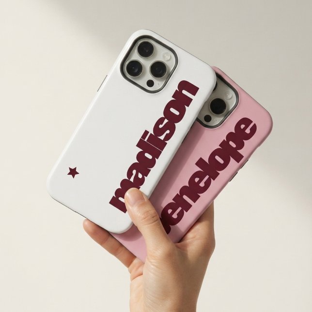 Coque iPhone Mariée | Infirmière Professeur Diplômée Nom Script (Custom Modern Script Phone Case Gift for Wedding Bachelorette Party | Mother’s Day | Birthday Girl)