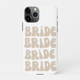 Coque iPhone 11Pro Mariée Rétro Moderne Enterrement de Vie de Jeune F