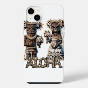 Mariés Tiki polynésiens hawaïens de mariage