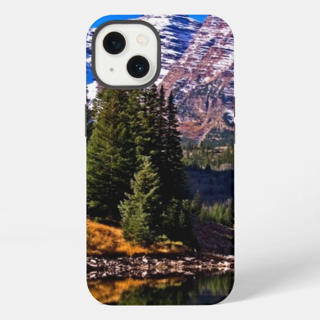 Coque iPhone Maroon bells (Verso)