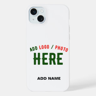 COQUE iPhone 15 PLUS MARQUE BLANCHE MODERNE ET PERSONNALISABLE VÉRIFIÉE