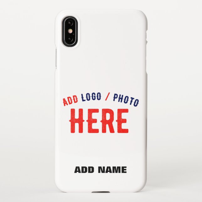 COQUE iPhone MARQUE BLANCHE MODERNE ET PERSONNALISABLE VÉRIFIÉE (Dos)