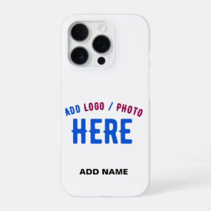 COQUE iPhone 16 PRO MARQUE BLANCHE MODERNE ET PERSONNALISABLE VÉRIFIÉE