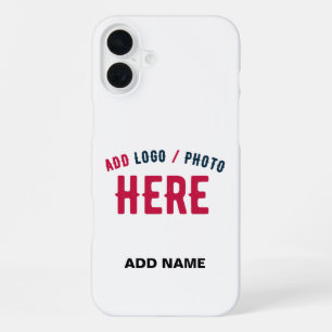COQUE iPhone 16 PLUS MARQUE BLANCHE VERIFIEE PERSONNALISABLE MODERNE ET