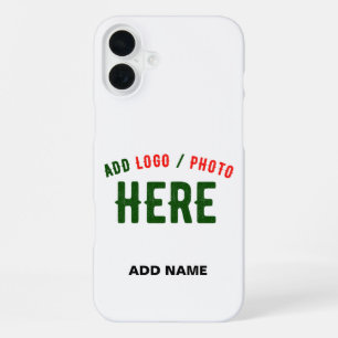 COQUE iPhone 16 PLUS MARQUE BLANCHE VERIFIEE PERSONNALISABLE MODERNE ET