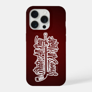 Coque iPhone 15 Pro Marquer toute la nuit (hockey)