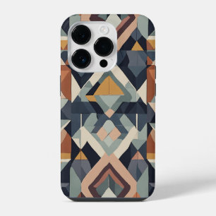 Coque Pour iPhone 14 Plus marron blanc et noir bleu