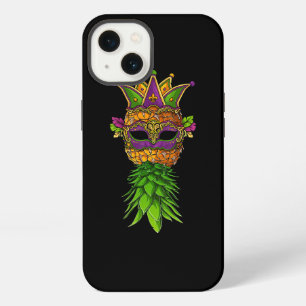 Etui iPhone 13 Masque De Ananas À L'Envers Mardi Gras Chemise Enf