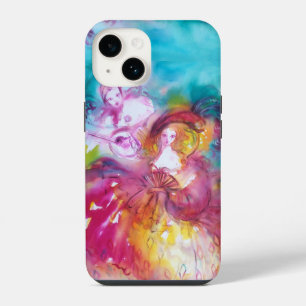 Coque Pour iPhone 14 MASQUERADE VENITIEN / PIERROT ET ARLECCHINA Étui