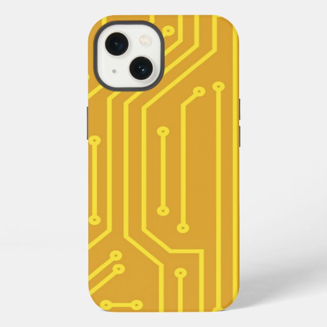 Coque iPhone Matériel informatique abstrait (Verso)