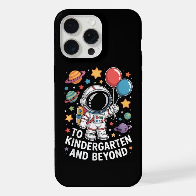 Coque iPhone Maternelle et au-delà Astronaute Espace (Verso)