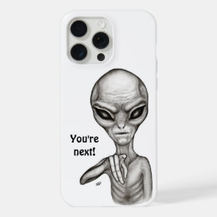 Coque iPhone 15 Pro Max Mauvais Alien, Tu es le prochain !