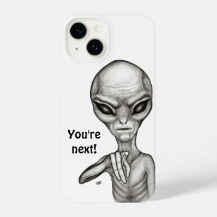 Coque Pour iPhone 14 Mauvais Alien, Tu es le prochain !