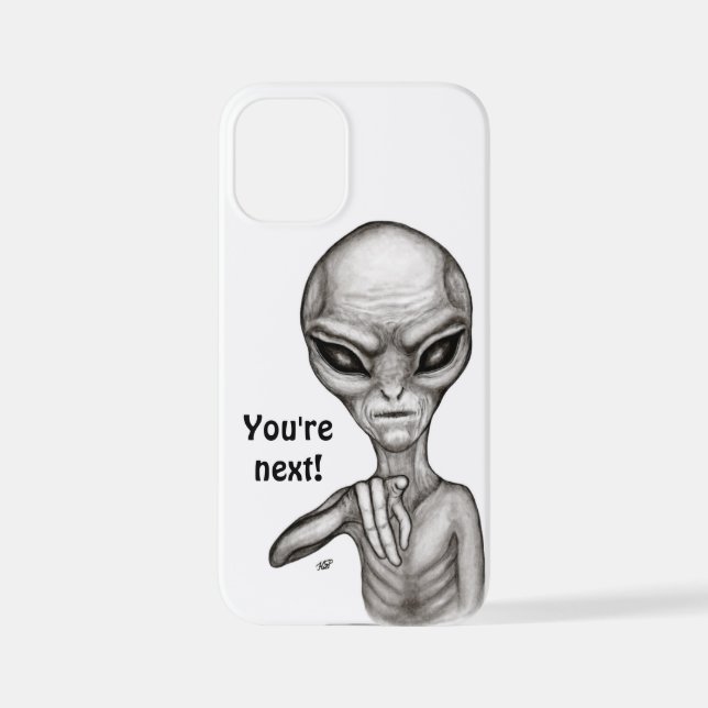 Coque iPhone Mauvais Alien, Tu es le prochain ! (Verso)