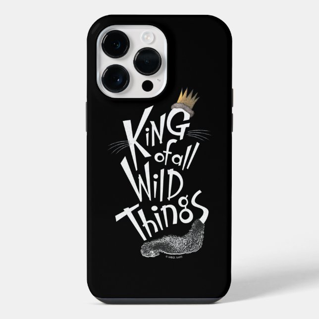 Coque iPhone Max | Le Roi des créatures sauvages (Verso)