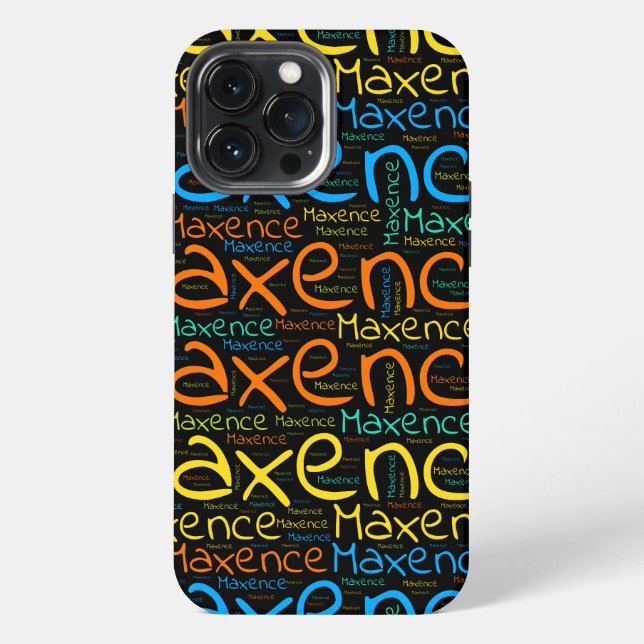 Coque iPhone Maxence (Verso)