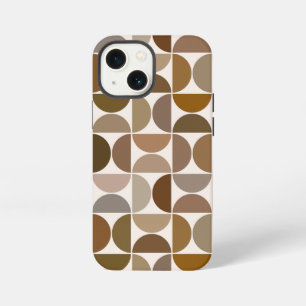 Etui iPhone 13 Mini MCM Semi-cycles Browns+Cream Big Motif