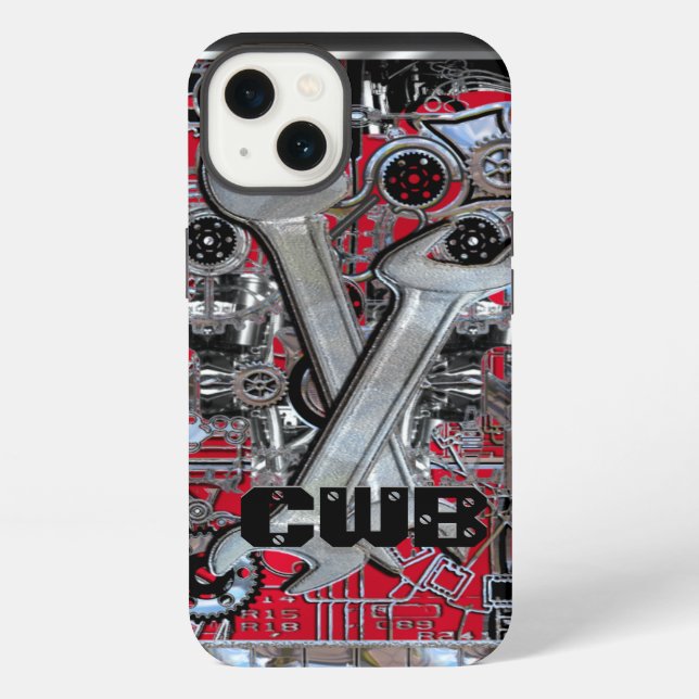 Coque iPhone Mécanicien (Verso)